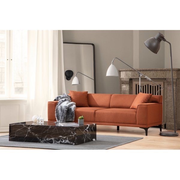 Petra 3-seters sofa - Oransje Petra 3-seters sofa - Oransje