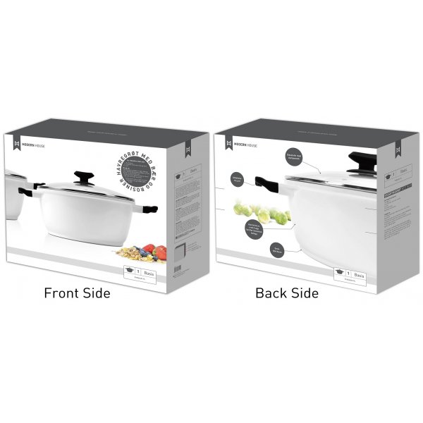 Le Chef Gryte 6 liter - Hvit Le Chef Gryte 6 liter - Hvit