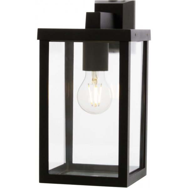 Vegglampe Arendal - Svart/klar