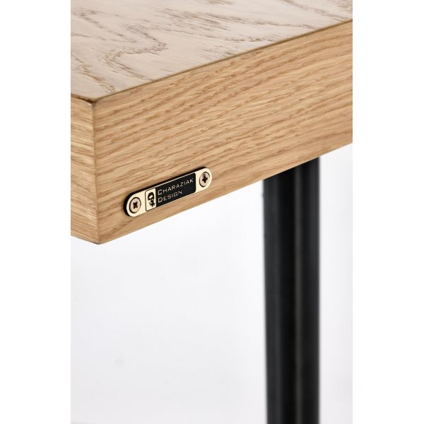 Dante avlastningsbord 106 x 30 cm - Eik/sort