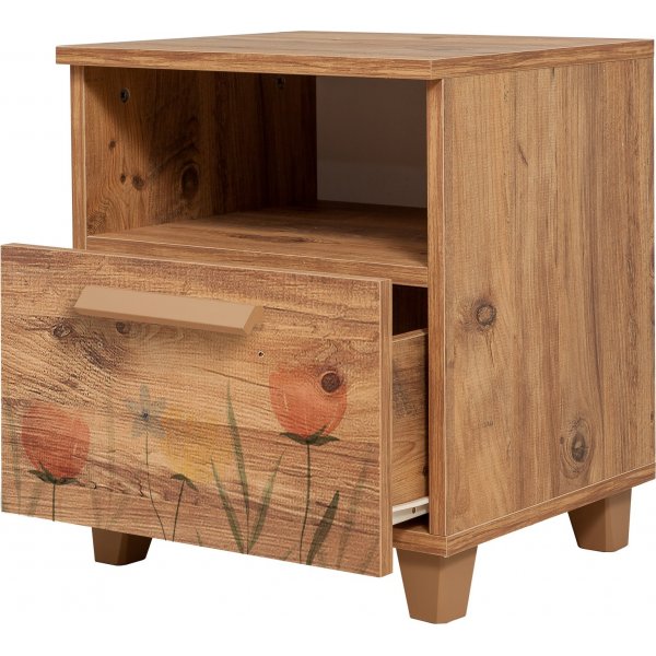 Leva Tulip nattbord - Furu Leva Tulip nattbord - Furu