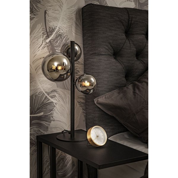 Bordlampe Molekyl - Svart / røykgrå Bordlampe Molekyl - Svart / røykgrå