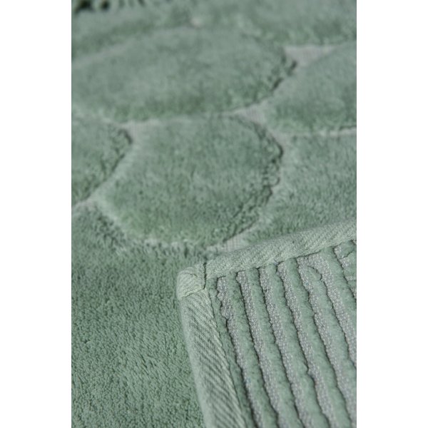 Baderomsteppe i stein - Gr�nn