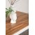 Bois spisebord 205 x 90 cm - Natur/Hvit