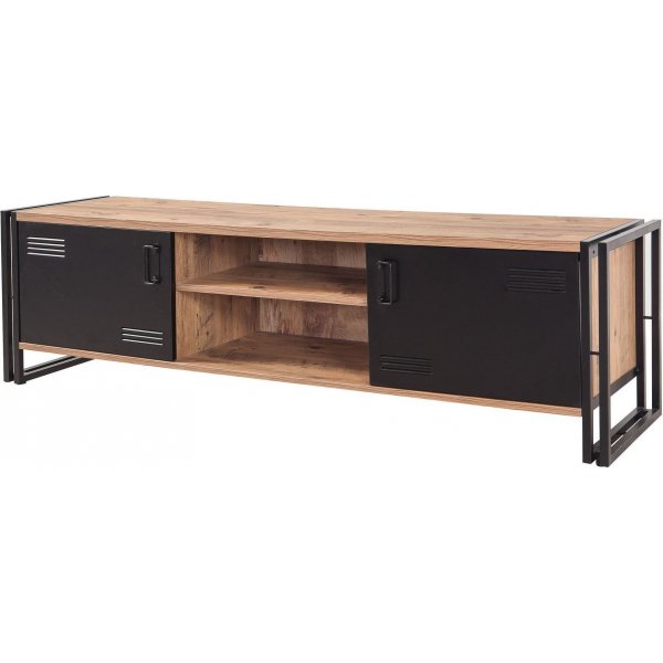 Cosmo Rex mediebenk - Furu/svart