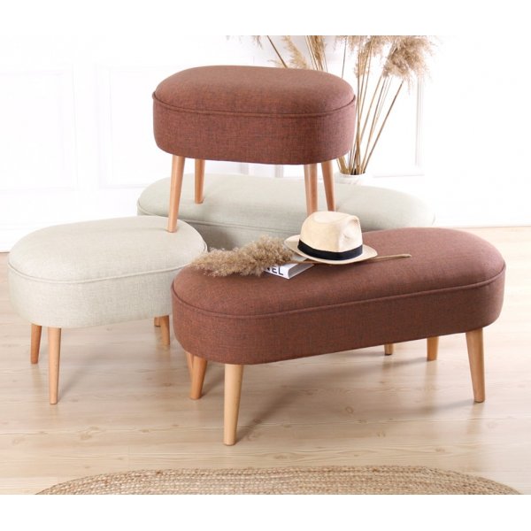 Timoon puff - Rød Timoon puff - Rød