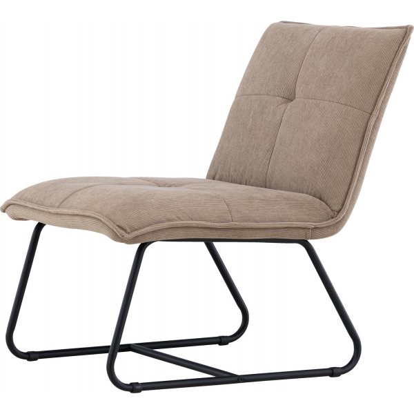 Madison lenestol - Brun kordfløyel/sort Madison lenestol - Brun kordfløyel/sort