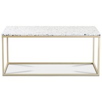 Terrazzo sofabord 110x60 cm - Cosmos Terrazzo & underdel Accent messing Terrazzo sofabord 110x60 cm - Cosmos Terrazzo & underdel Accent messing