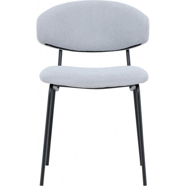 Chico spisestol - Blå bouclé Chico spisestol - Blå bouclé