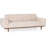 Ivory 3-seters sofa - Krem