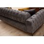 Siesta 3-seters chesterfield sofa - antrasitt