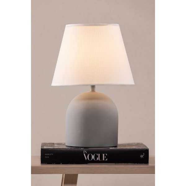 Styrs bordlampe - Gr/hvit