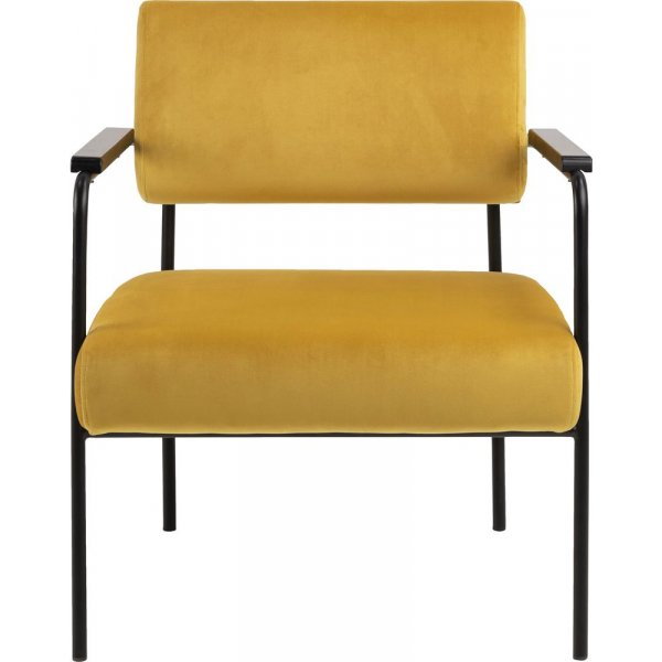 Cloe lenestol - Gul/svart