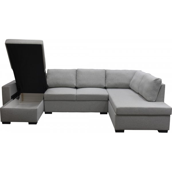 Sofa 309 cm lys grå - Solna Sofa 309 cm lys grå - Solna