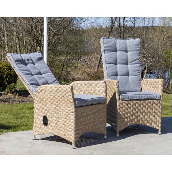 Sienna utembelsett nr 3 (justerbare lenestoler) - Natur kunstrotting