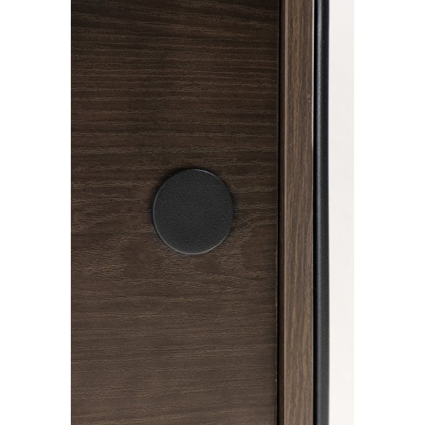 Paris veggskap 48 x 122 cm - Sort/Mocca Paris veggskap 48 x 122 cm - Sort/Mocca