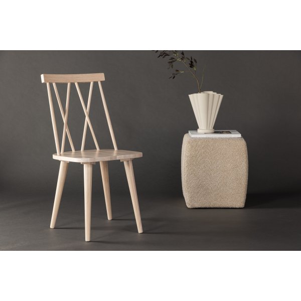 Mariette spisestol - Whitewash