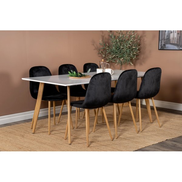 Bridge spisebord, 180 cm - Hvit