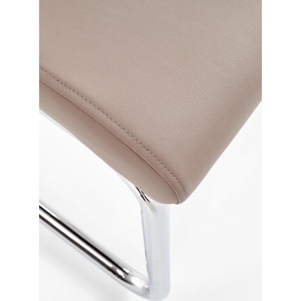 Stol Annmarie - Cappuccino/krom Stol Annmarie - Cappuccino/krom