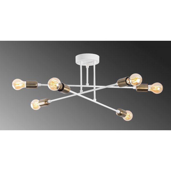 Utvidet taklampe 1503 - Hvit Utvidet taklampe 1503 - Hvit