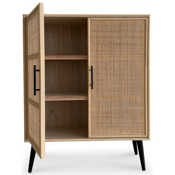 React skap - Rotting / Svart + Tekstilrens for mbler