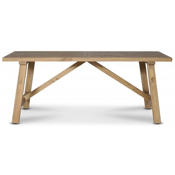 Woodforge spisegruppebord med 6 stoler i resirkulert tre + 4.00 x Mbelftter