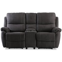 Enjoy Hollywood Biosofa - 2-seter recliner (el) i antrasitt mikrofiber Enjoy Hollywood Biosofa - 2-seter recliner (el) i antrasitt mikrofiber