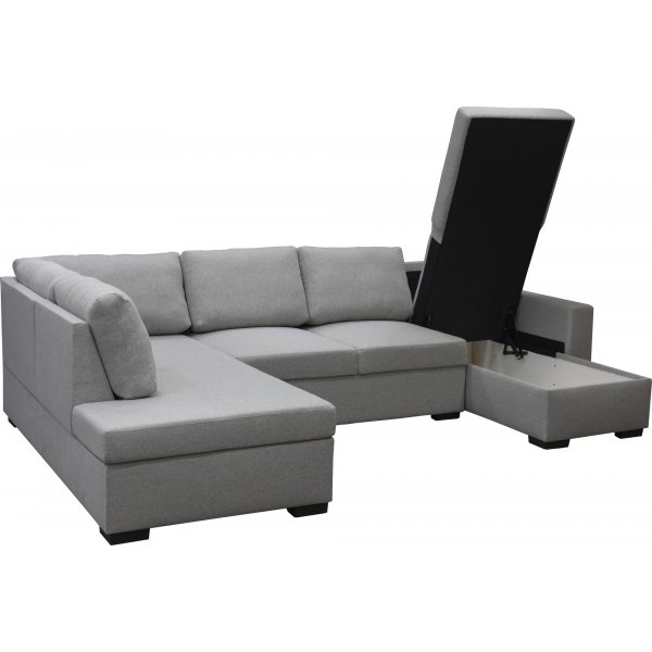 Sofa 309 cm lys grå - Solna Sofa 309 cm lys grå - Solna