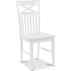 Sander stol - Hvit + Møbelføtter Sander stol - Hvit + Møbelføtter