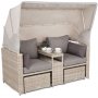 Solsofa Michigan - Beige/beige melert