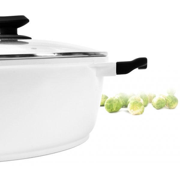 Le Chef Gryte 6 liter - Hvit