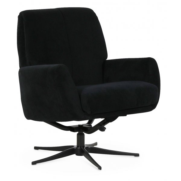 Lenestol Midsj (Recliner) - Svart (Tystoff)