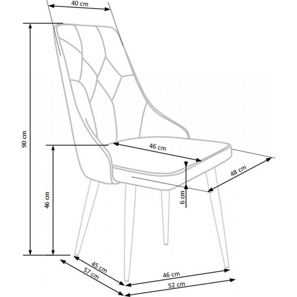 Cadeira spisestuestol 365 - R�d