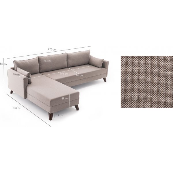 Bella divansofa - Cream