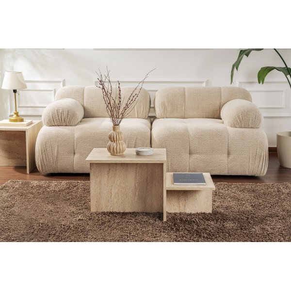 Harmony salongbord 80 x 40 cm - Travertin Harmony salongbord 80 x 40 cm - Travertin