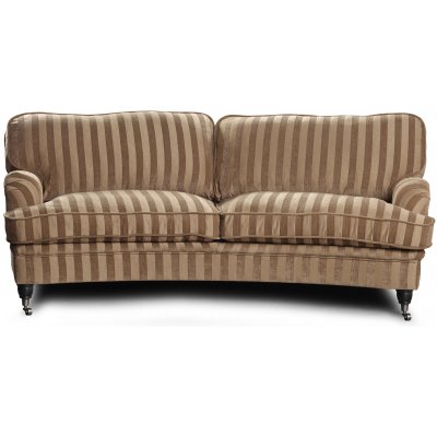 Howard Sir William buet sofa (Dun) - Mobus Darkbeige Stripe