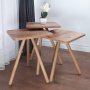 Trippelsett bord 34 x 34 cm - Furu