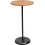 Stilrent sidebord 40 cm - Sort/eik