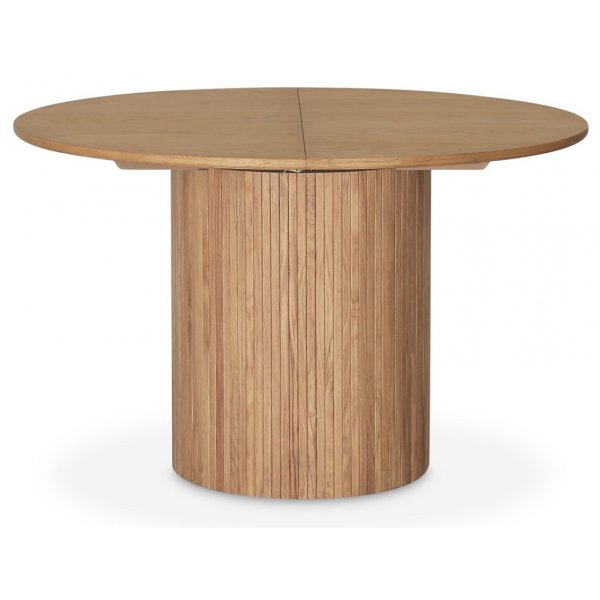 Rundt spisebord Ø115-160 cm - Hvitkalket Rundt spisebord Ø115-160 cm - Hvitkalket