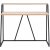 Lissa skrivebord 105 x 60 cm - Safir eik/sort