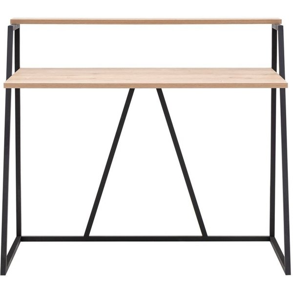 Lissa skrivebord 105 x 60 cm - Safir eik/sort Lissa skrivebord 105 x 60 cm - Safir eik/sort