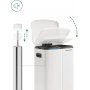 Jeff bin 40 l - Hvit