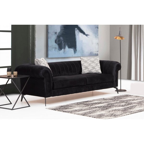 Costa 3-seters sofa - Svart Costa 3-seters sofa - Svart
