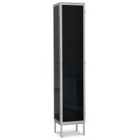 Revel vitrineskap, 200x40 cm - Hvit/tonet glass Revel vitrineskap, 200x40 cm - Hvit/tonet glass