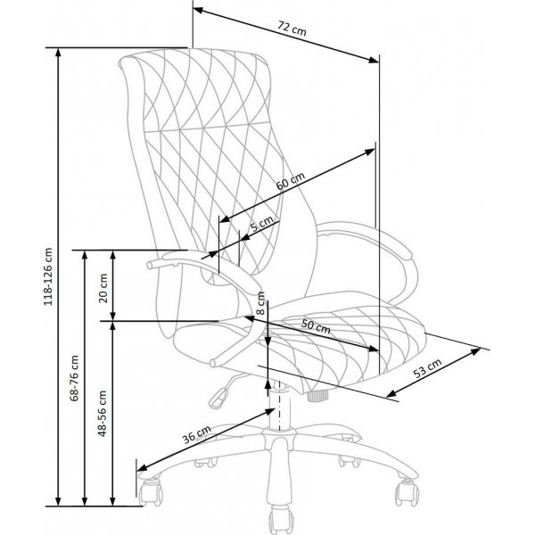 Angelia Kontorstol - Brun