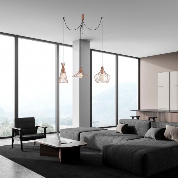 Mezo taklampe N-1292 - Kobber