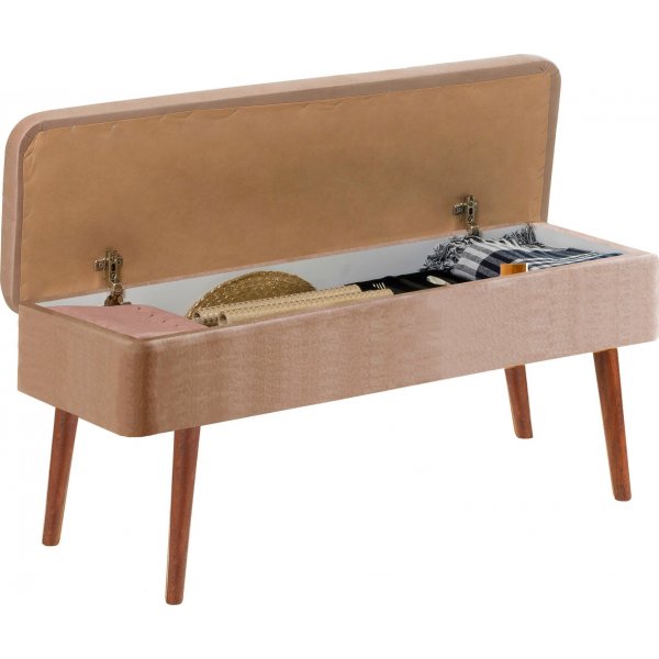 Vina benk - Valnøtt/stein Vina benk - Valnøtt/stein