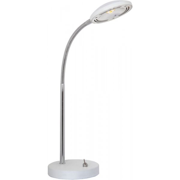 Bordlampe Hero - Hvit / krom