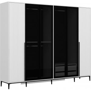 Elevate garderobe 268 x 52 x 218 cm - Hvit