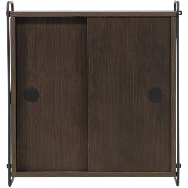 Paris veggskap 68 x 60 cm - Sort/Mocca Paris veggskap 68 x 60 cm - Sort/Mocca